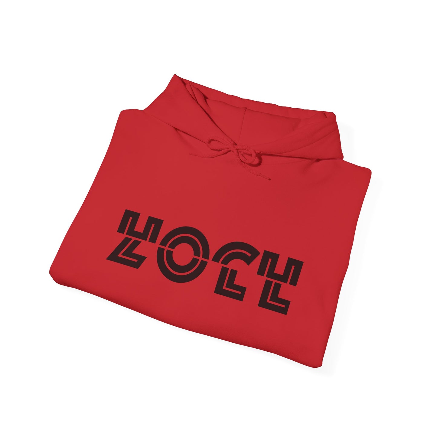 HOCHZOLL Hoodie Schwarz Unisex, rotes Hoodie, unisex, modisches Design, Kängurutasche, stylischer Pullover.