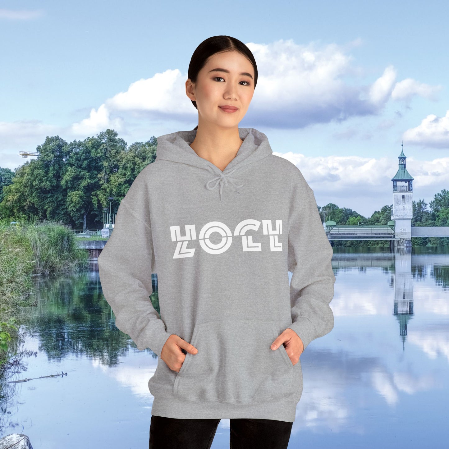 HOCHZOLL Hoodie Weiss Unisex