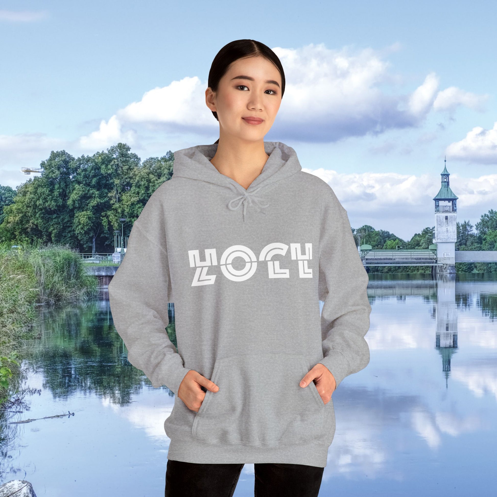HOCHZOLL Hoodie Weiss Unisex