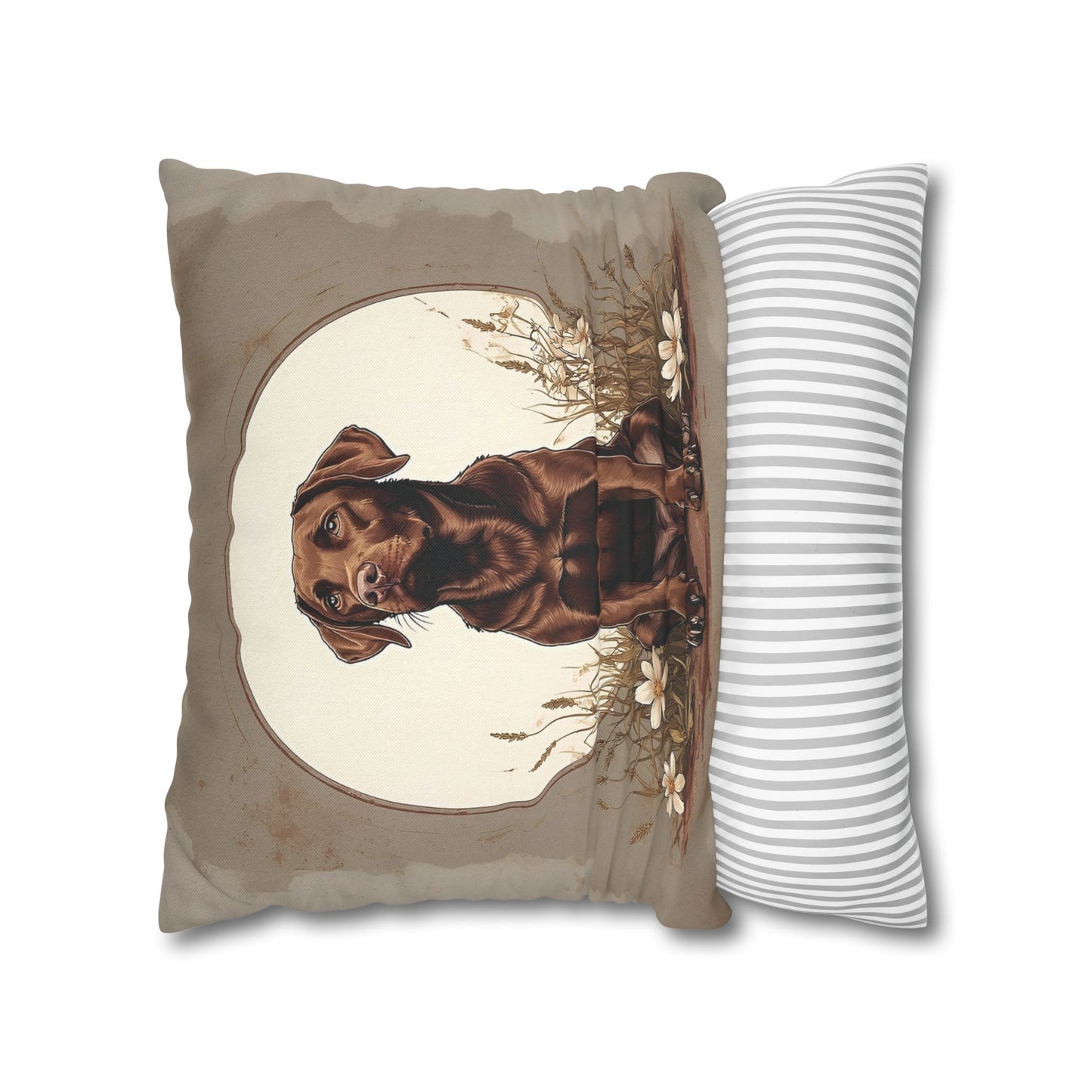 Chocolate Labrador Kissenhülle Polyester