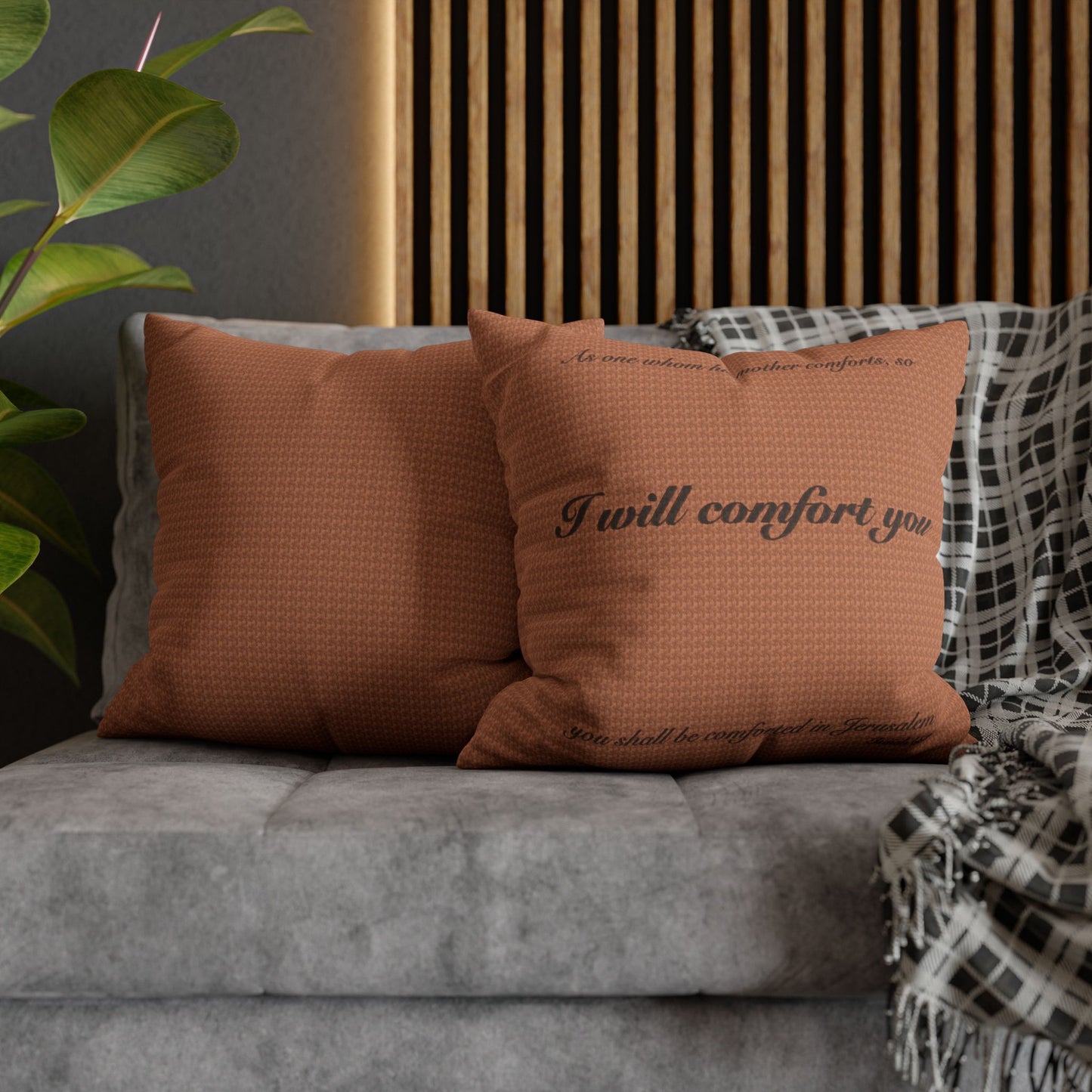  Scripture Pillowcase I Will Comfort You