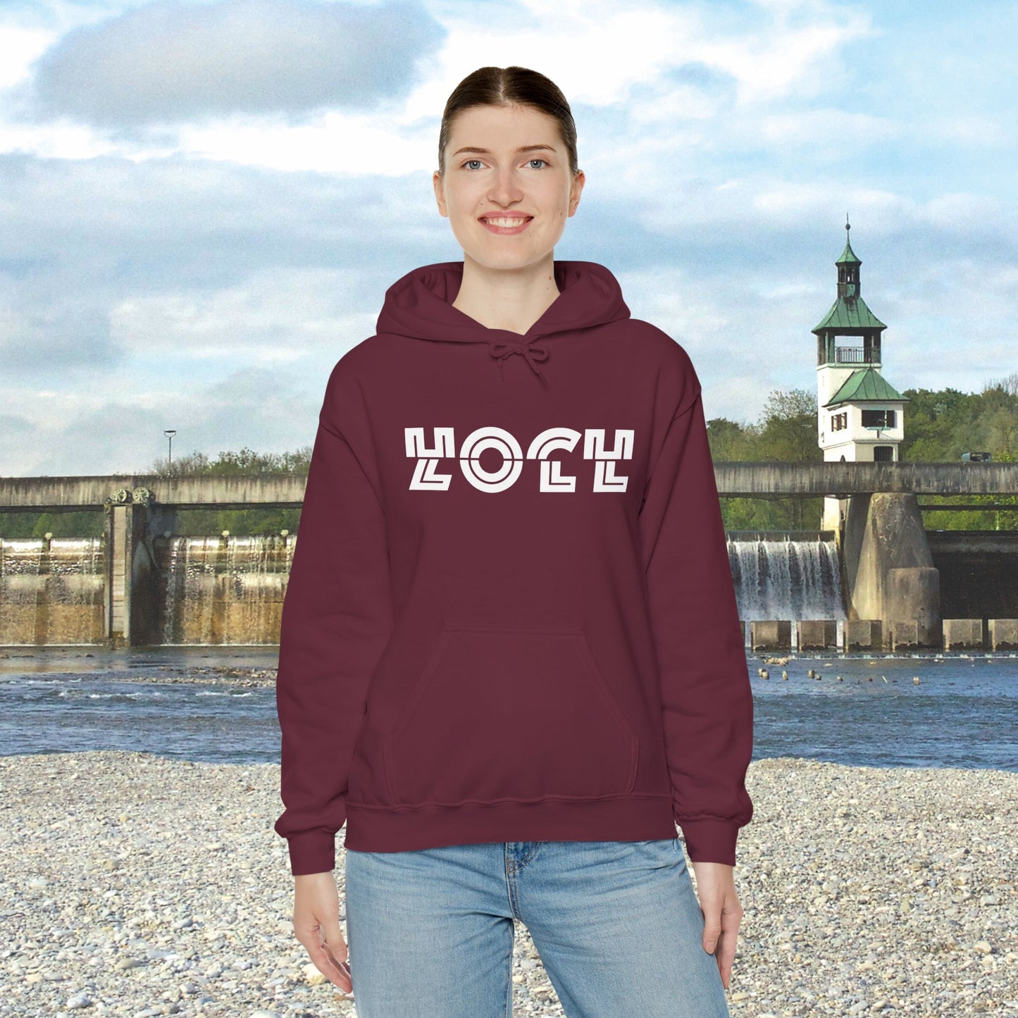 HOCHZOLL Hoodie Weiss Unisex
