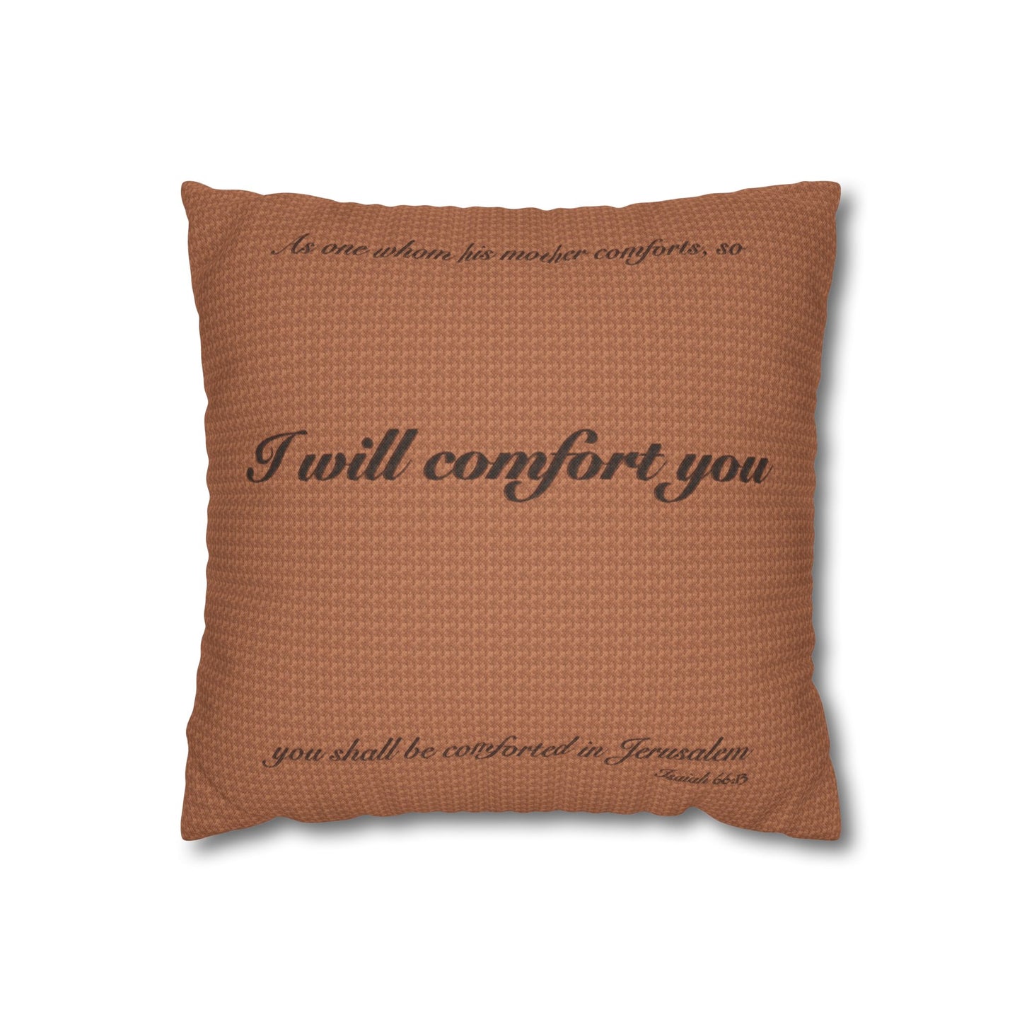  Scripture Pillowcase I Will Comfort You