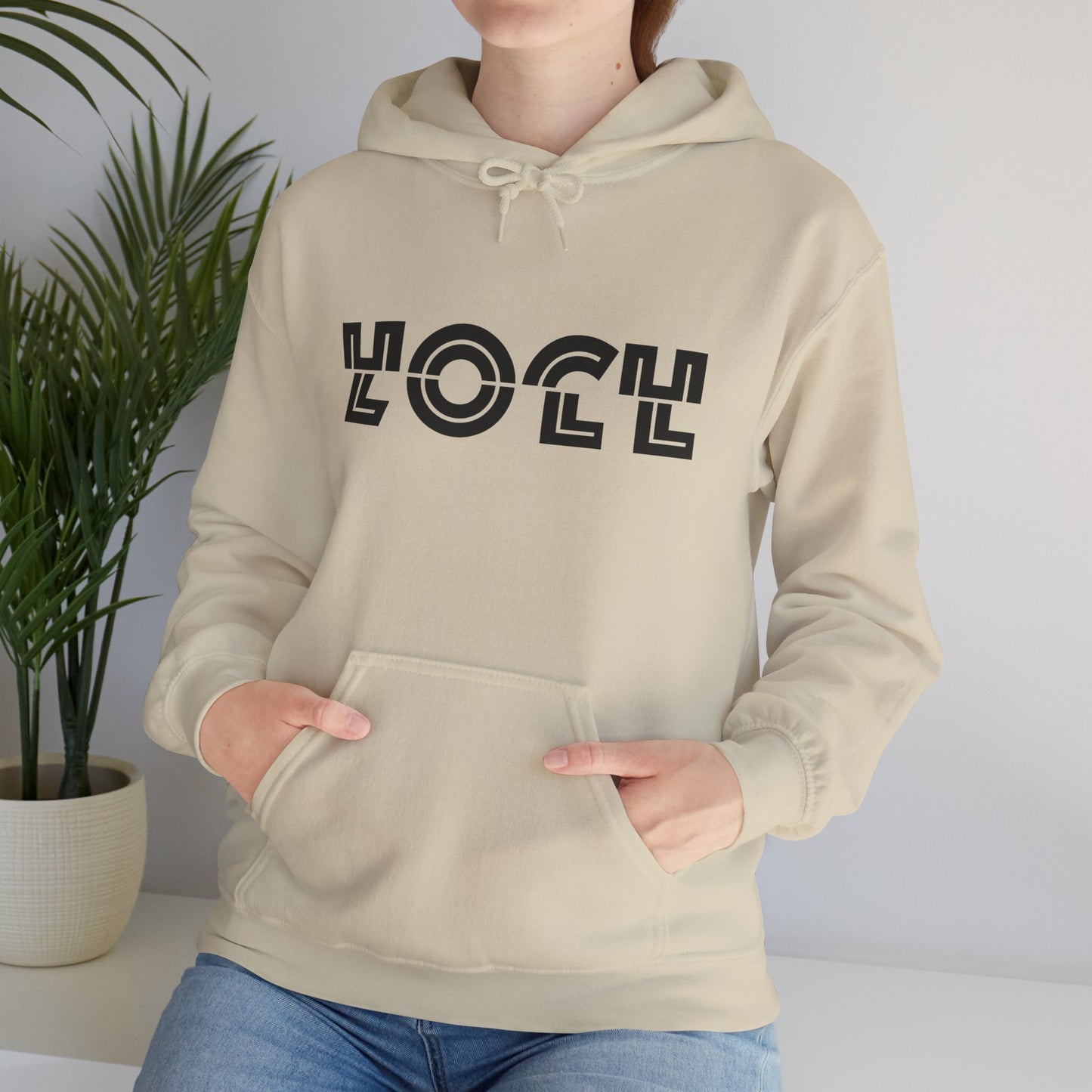 HOCHZOLL Hoodie Schwarz Unisex