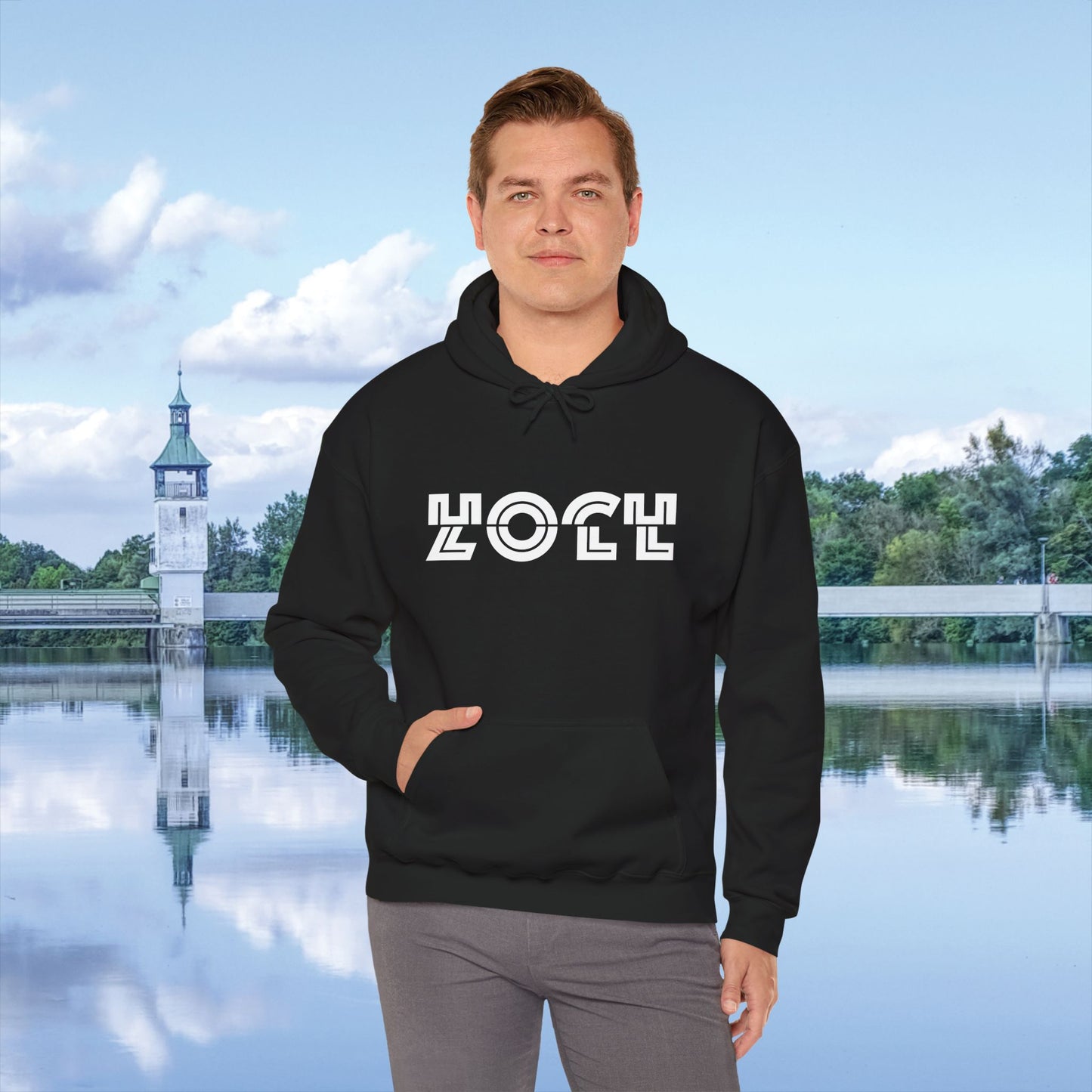 HOCHZOLL Hoodie Weiss Unisex