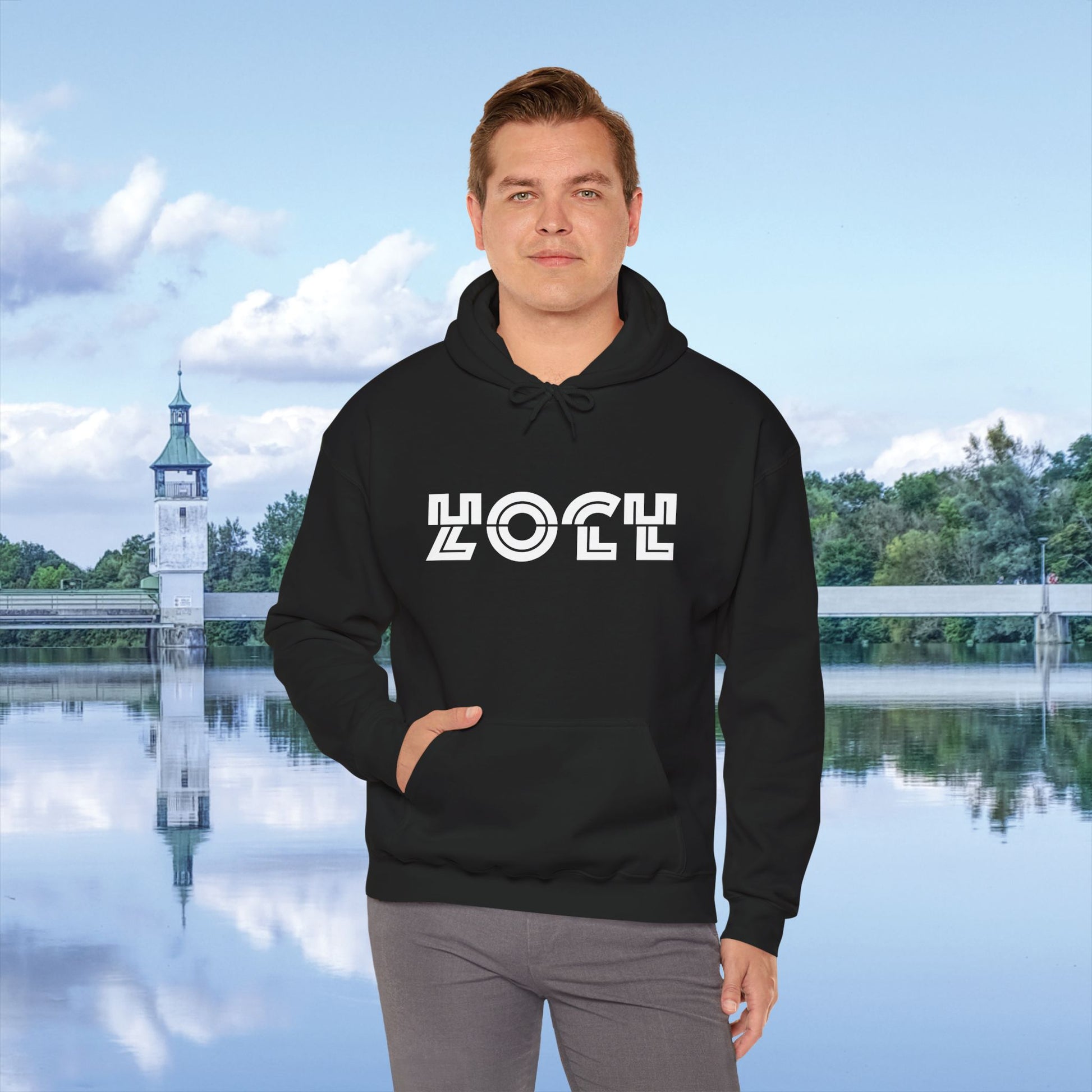 HOCHZOLL Hoodie Weiss Unisex