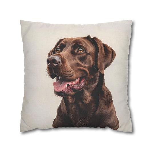  Chocolate Labrador Hundekissen Polyester