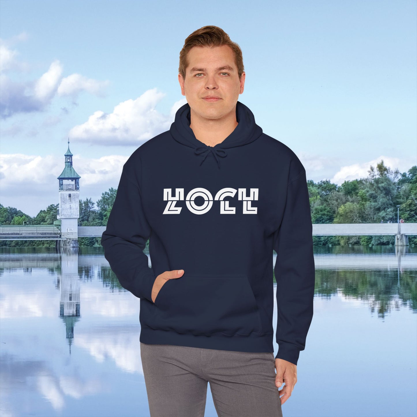HOCHZOLL Hoodie Weiss Unisex