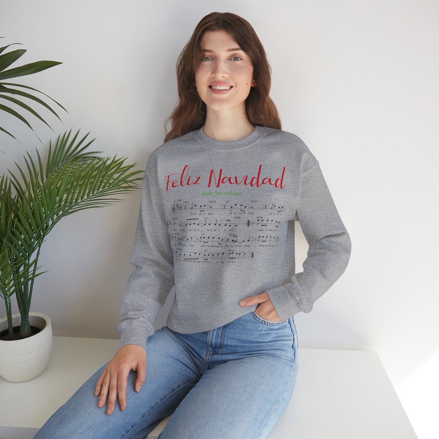 Christmas music sweatshirt