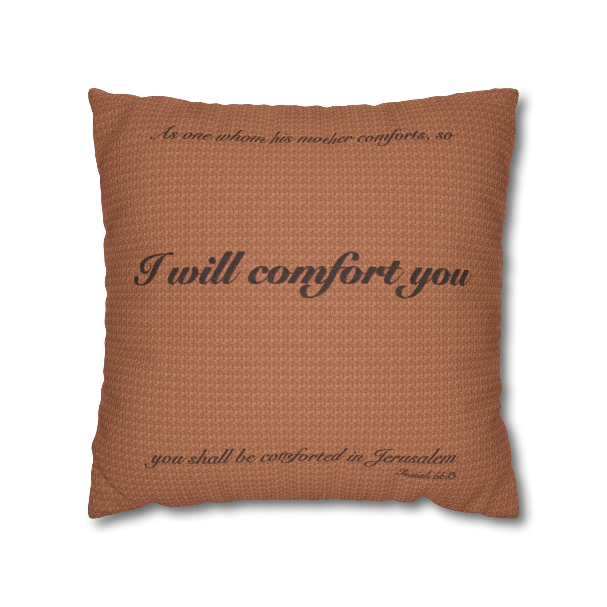  Scripture Pillowcase I Will Comfort You
