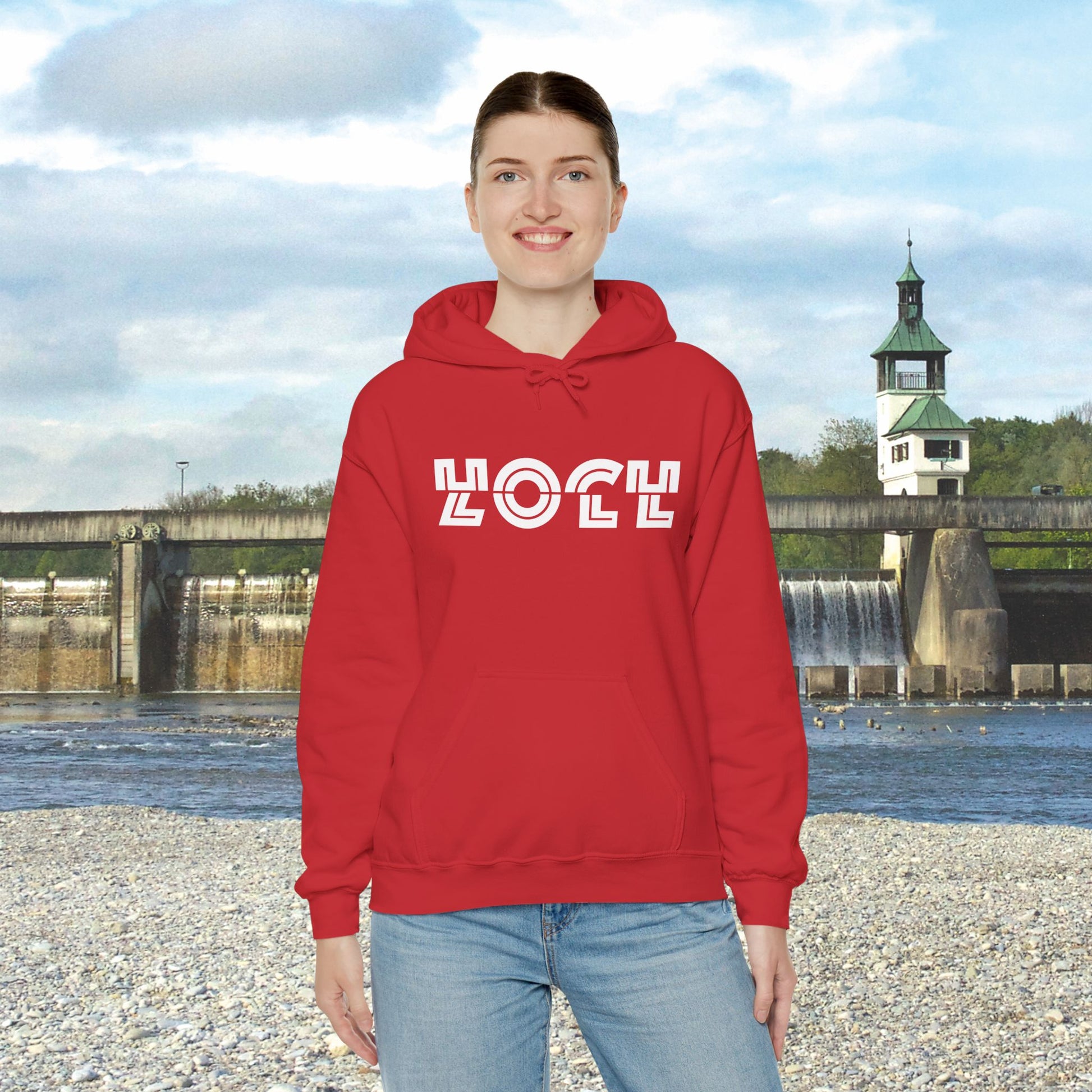 HOCHZOLL Hoodie Weiss Unisex