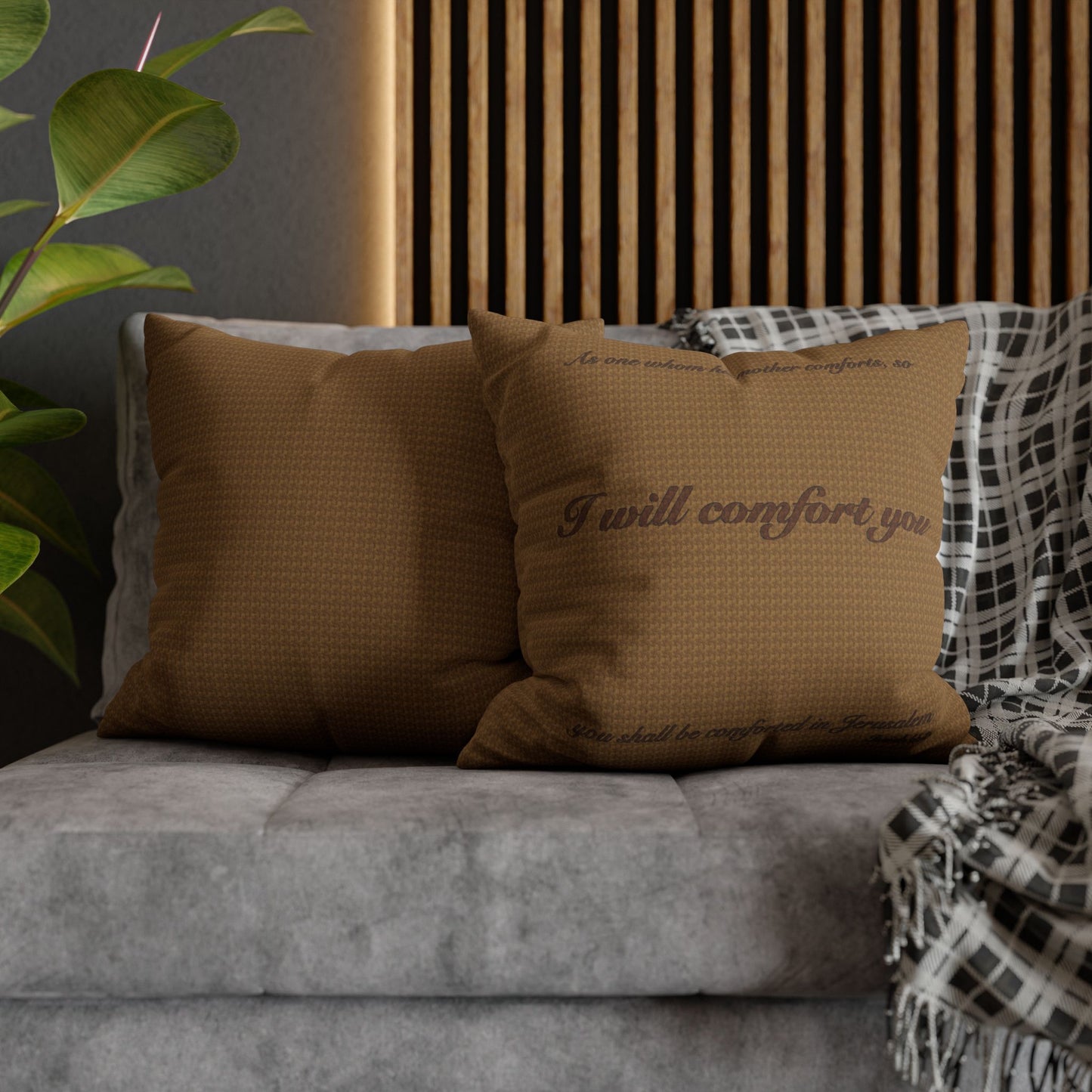 Scripture Pillowcase I Will Comfort You