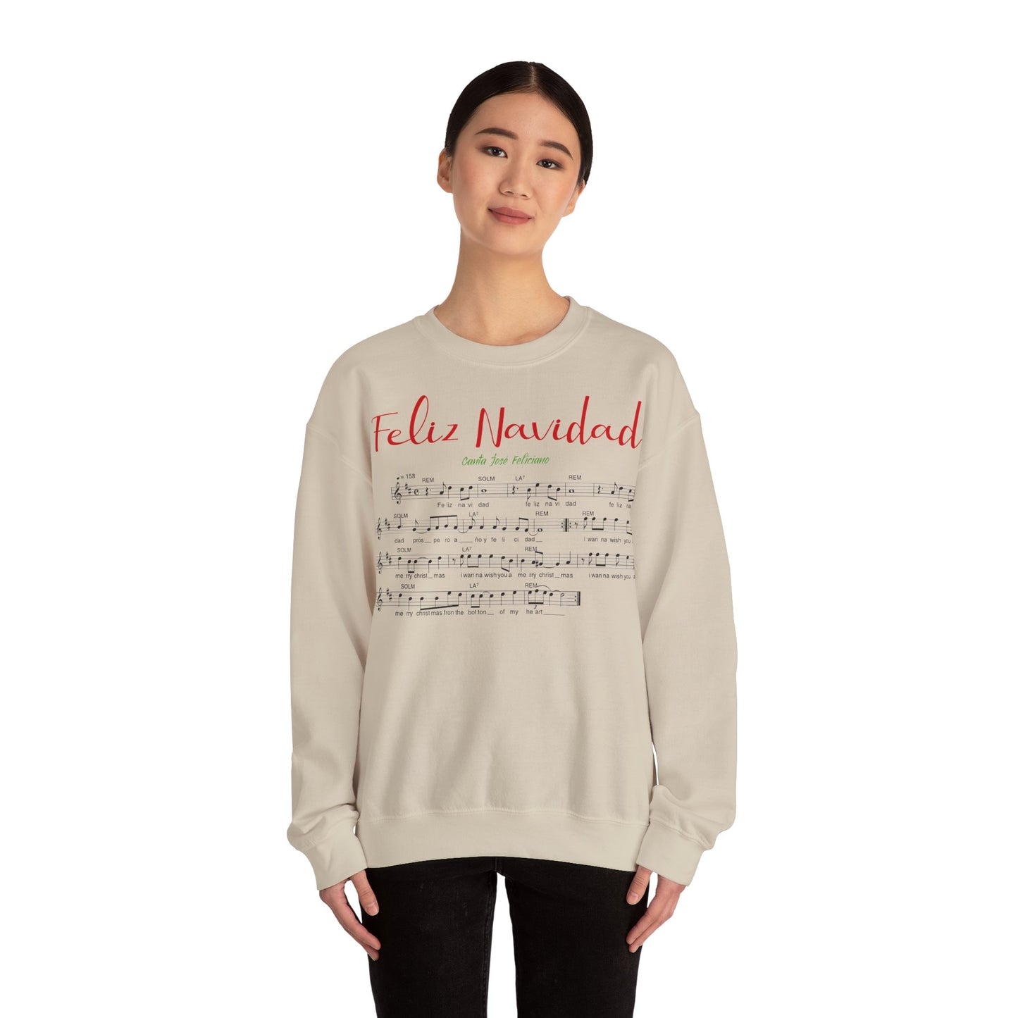 Christmas music sweatshirt