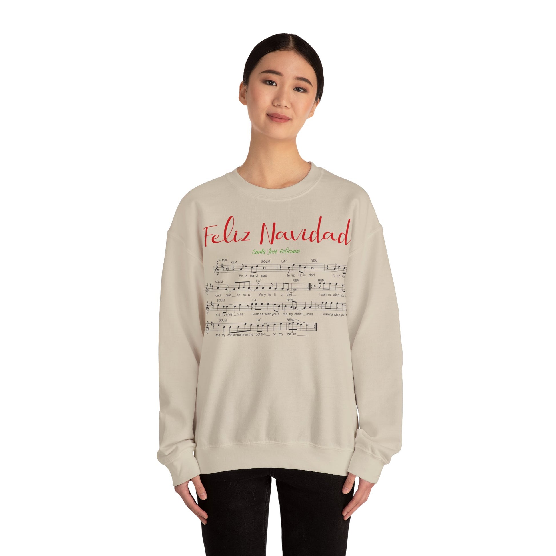 Christmas music sweatshirt