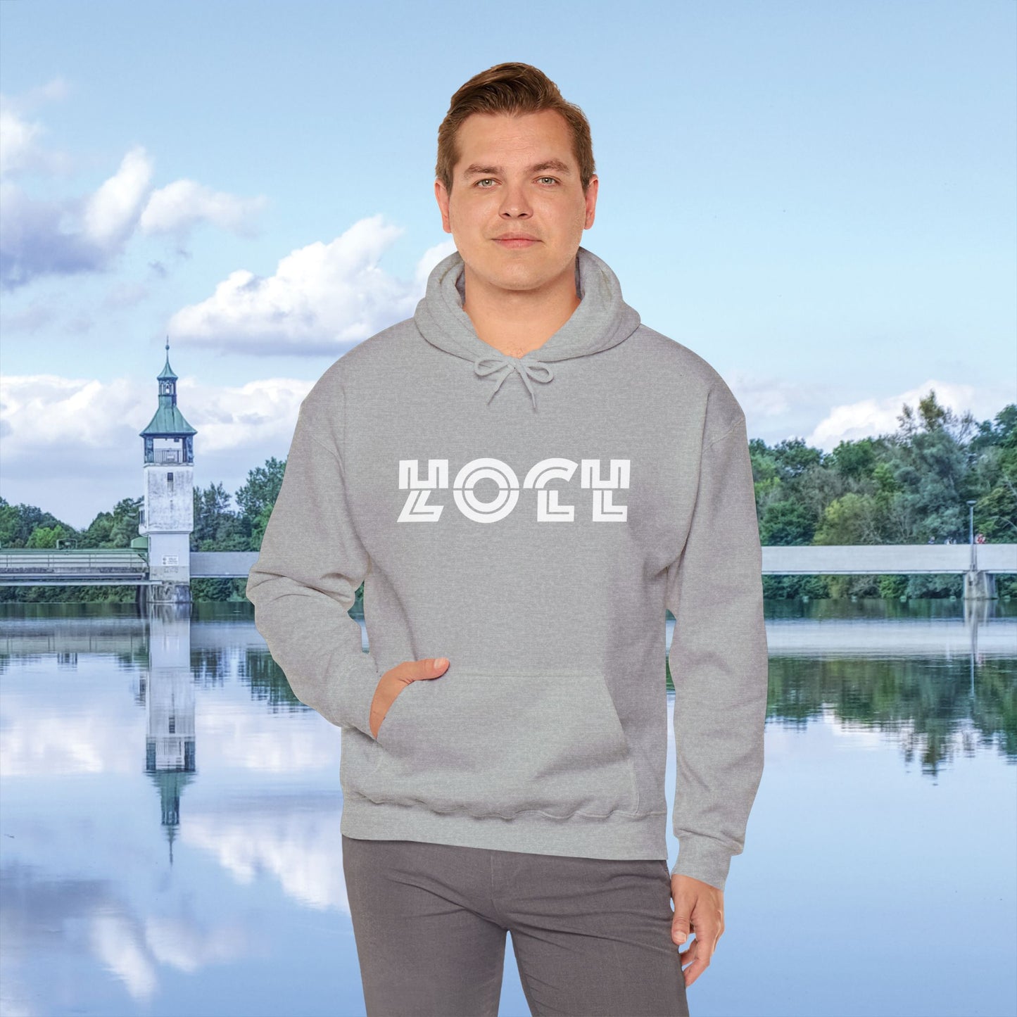 HOCHZOLL Hoodie Weiss Unisex