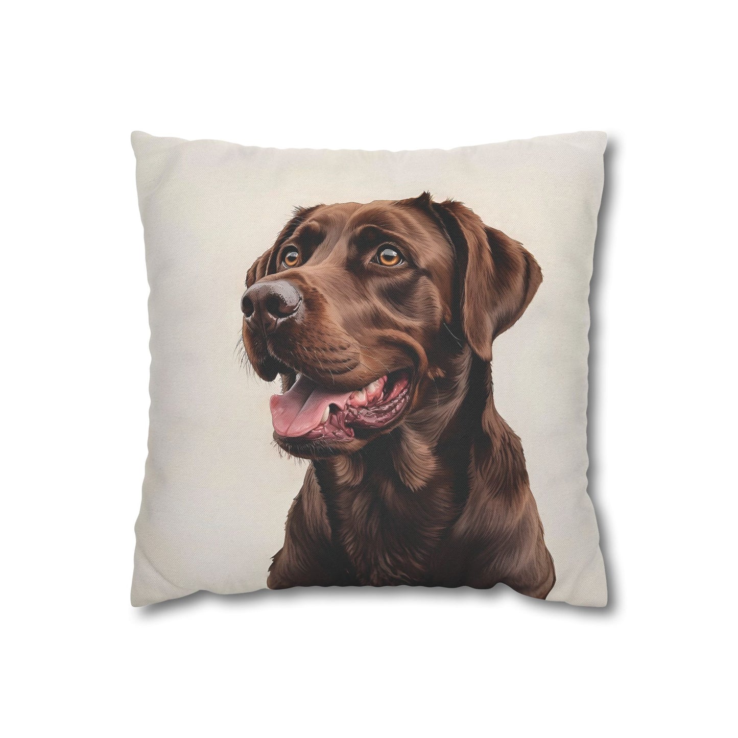  Chocolate Labrador Hundekissen Polyester