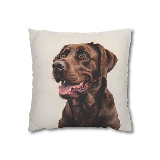  Chocolate Labrador Hundekissen Polyester