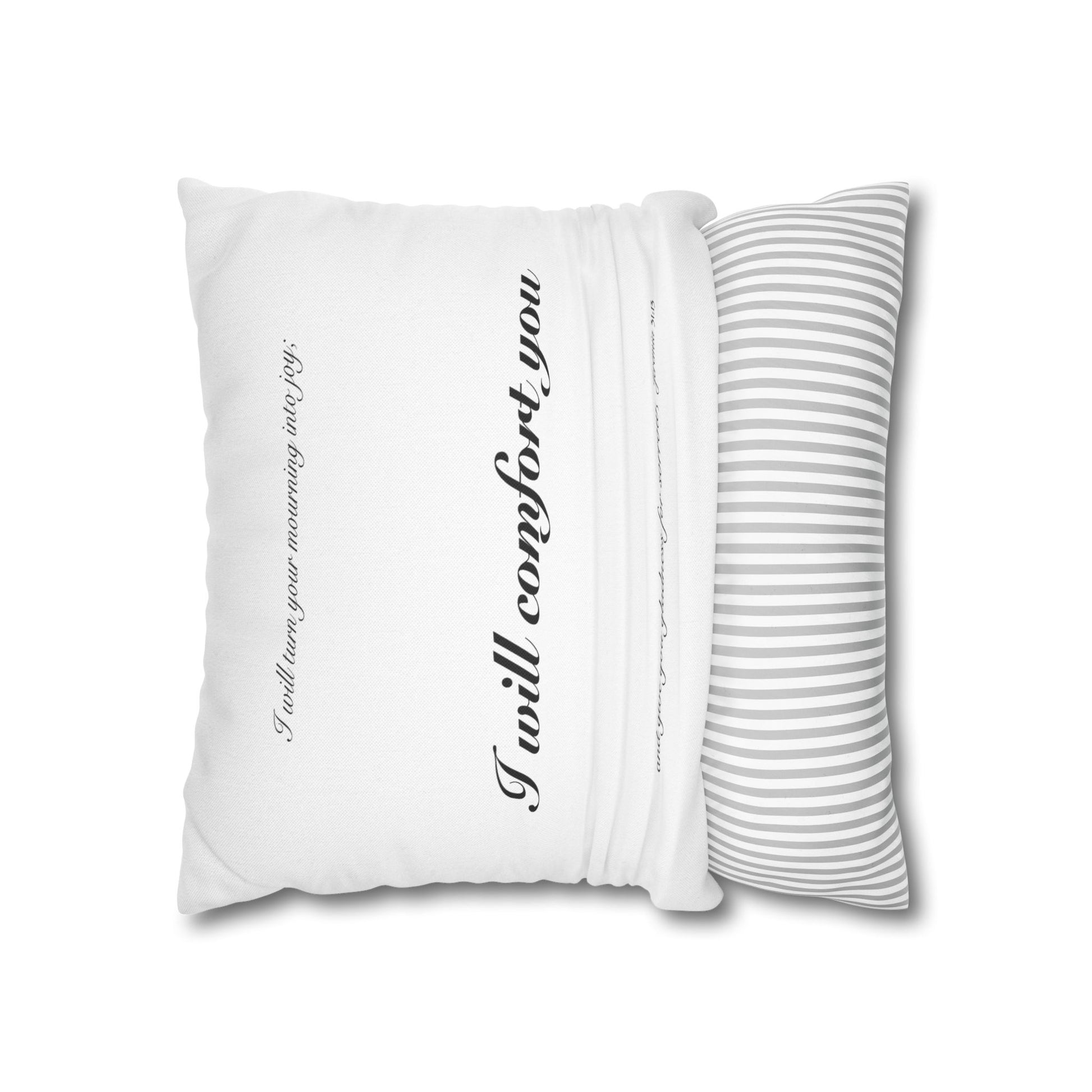 Bible verse pillowcase" or "Scripture pillowcase