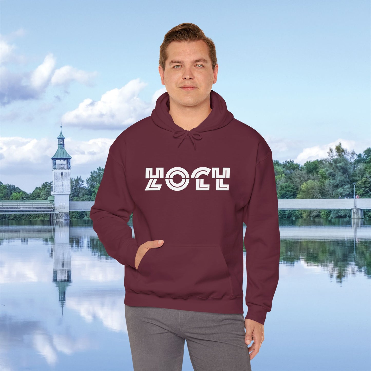 HOCHZOLL Hoodie Weiss Unisex