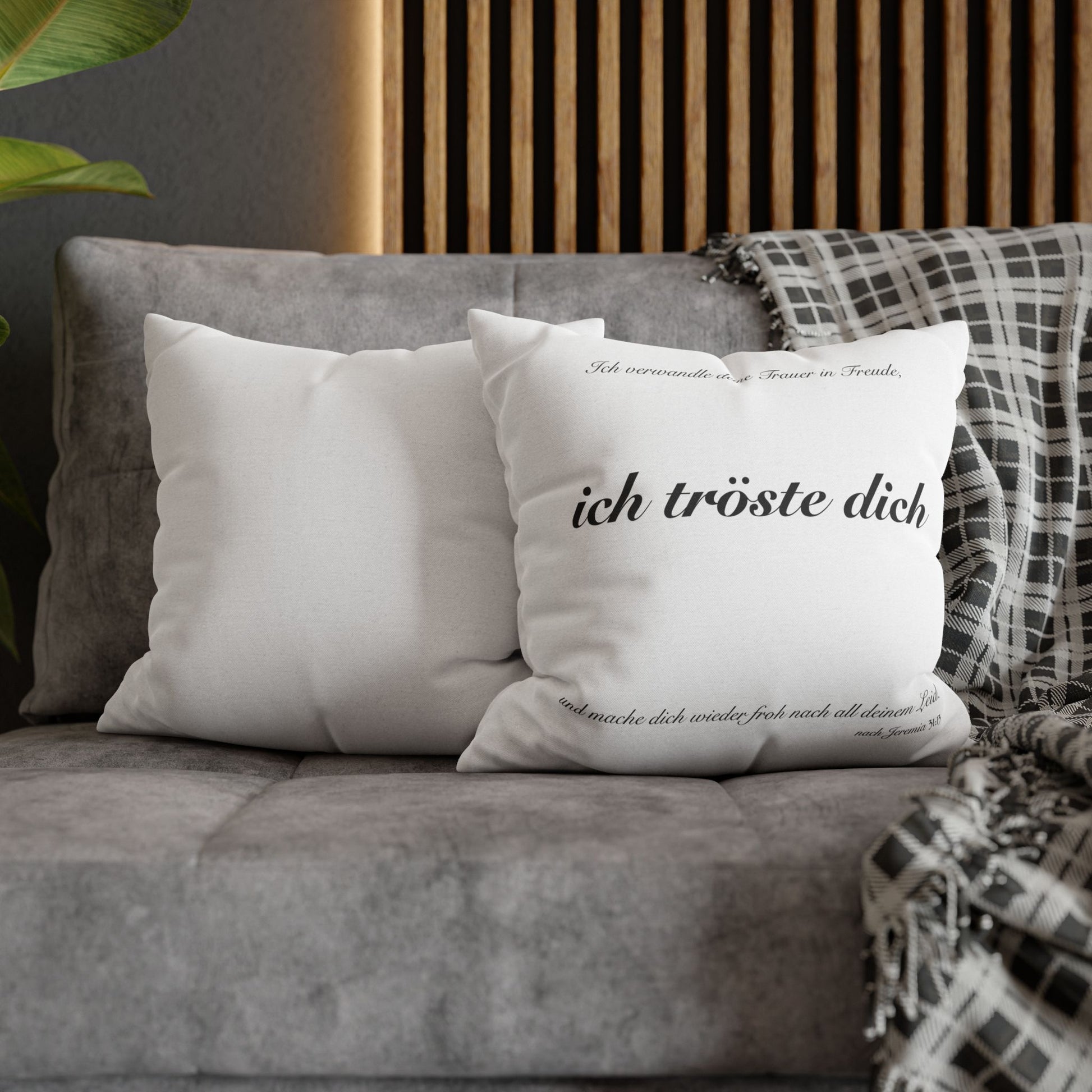 Kissenbezug Bibelvers