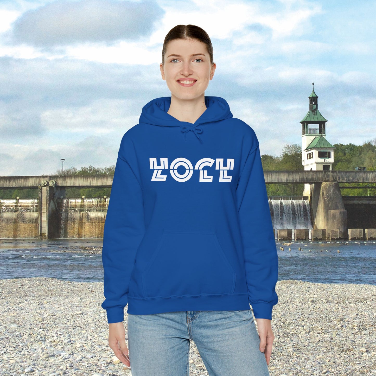 HOCHZOLL Hoodie Weiss Unisex