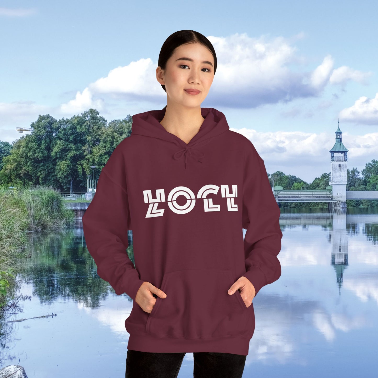 HOCHZOLL Hoodie Weiss Unisex