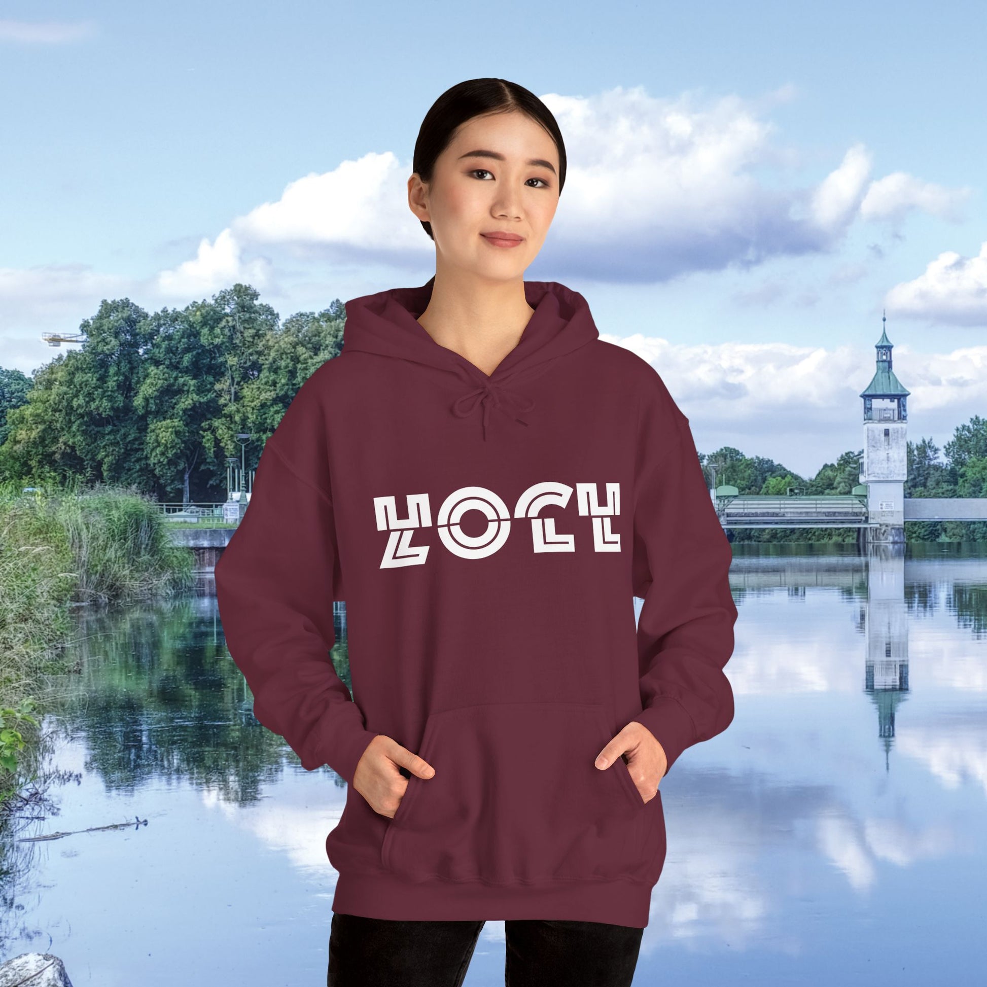 HOCHZOLL Hoodie Weiss Unisex